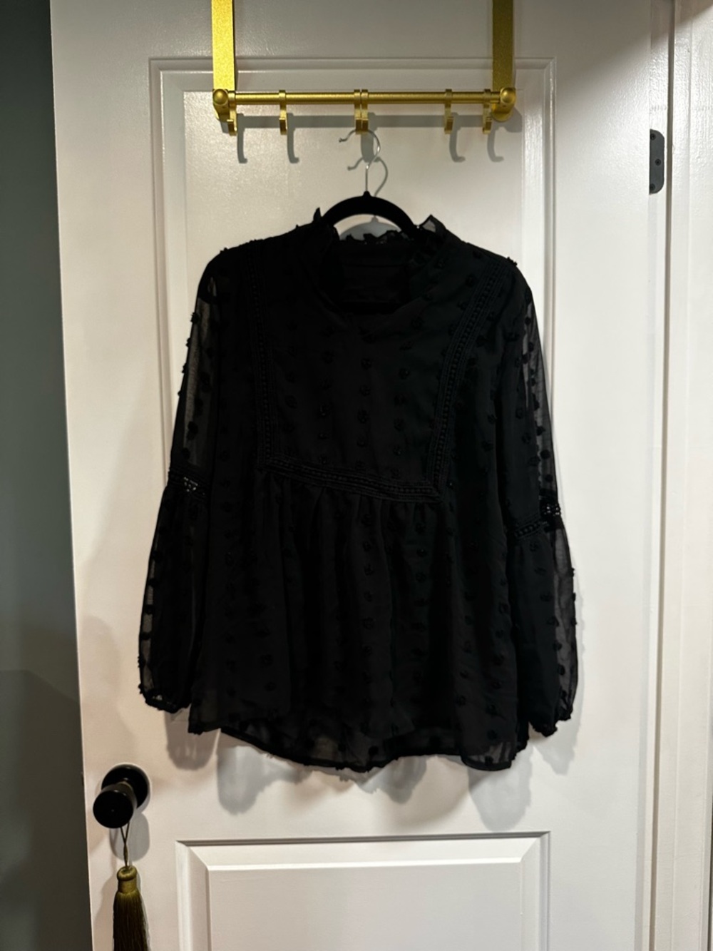 SHEIN Polka Dot Blouse - Size Medium